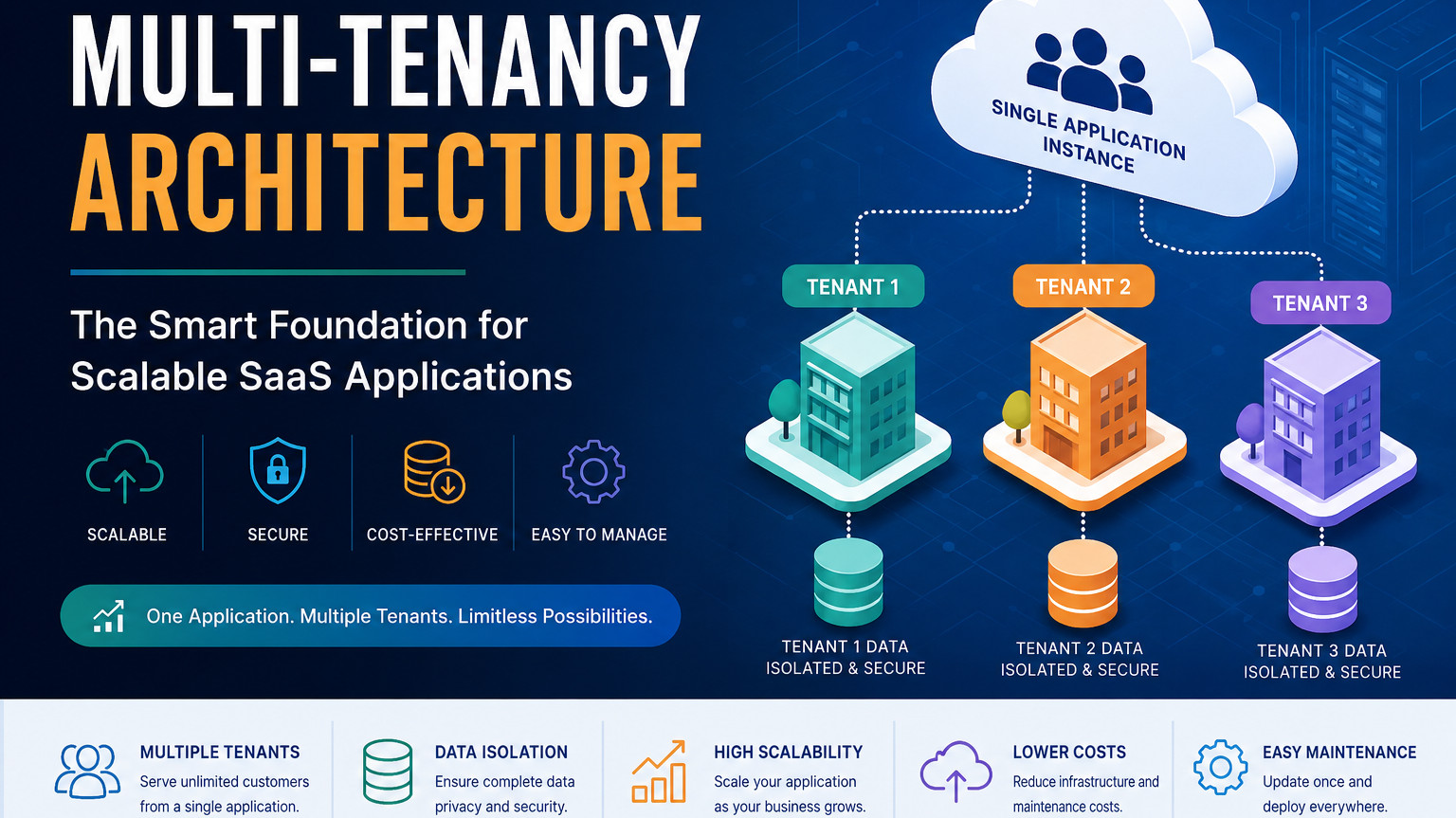 Multi-Tenancy Architecture: The Smart Foundation for Scalable SaaS Applications